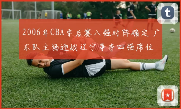 2006年CBA季后赛八强对阵确定 广东队主场迎战辽宁争夺四强席位