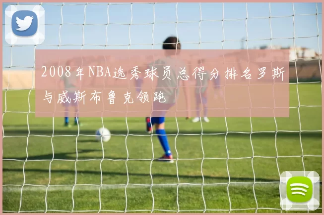 2008年NBA选秀球员总得分排名罗斯与威斯布鲁克领跑